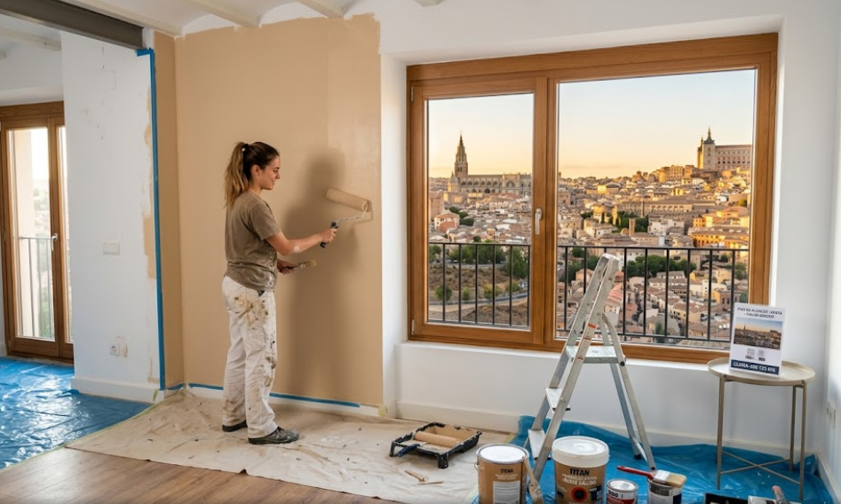 Pintar un piso para alquilar o vender en Toledo: qué color y pintura usan los pros 1 image 4